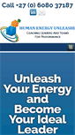Mobile Screenshot of humanenergyunleashed.com